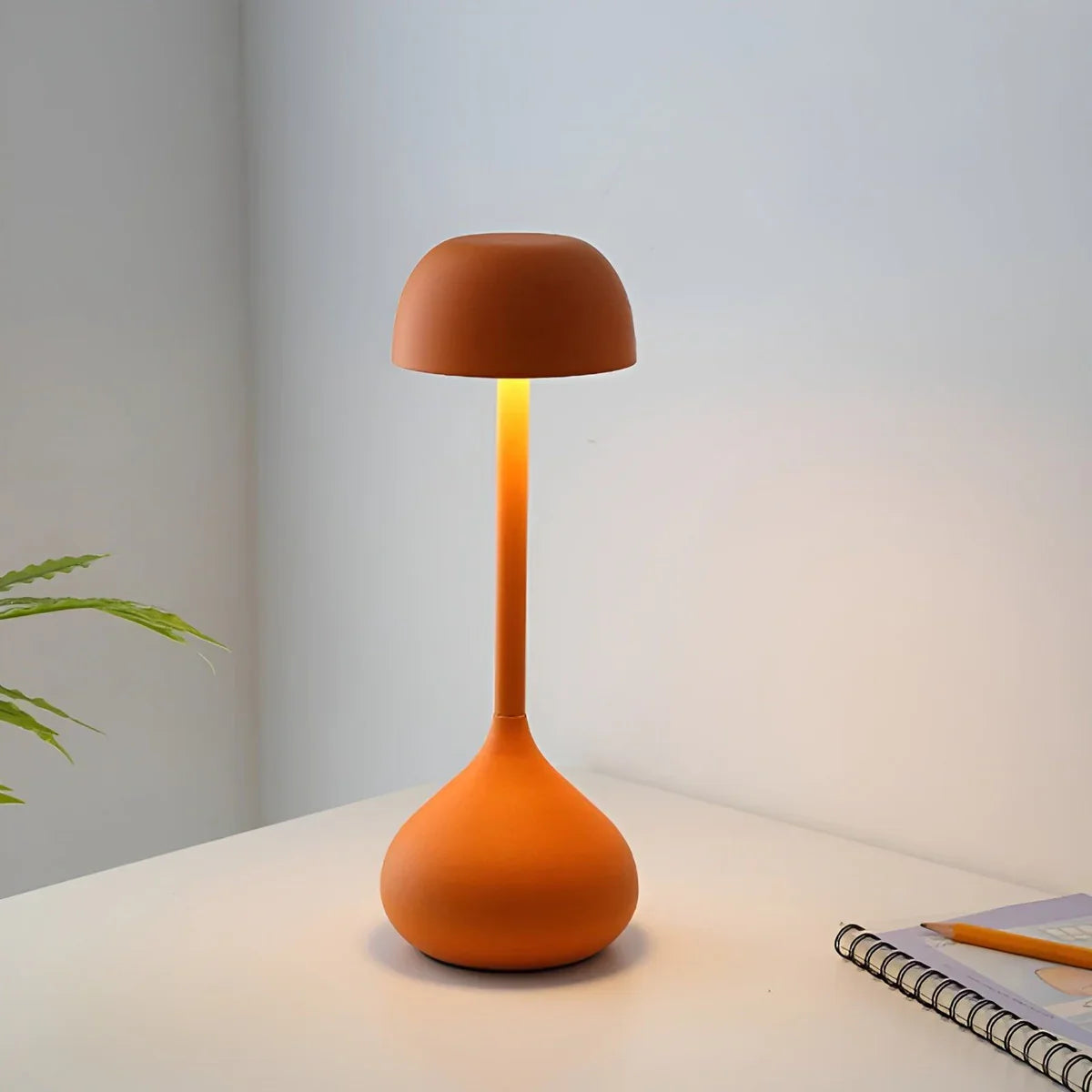 TouchLumena - Wireless Dimmable Mushroom Table Lamp