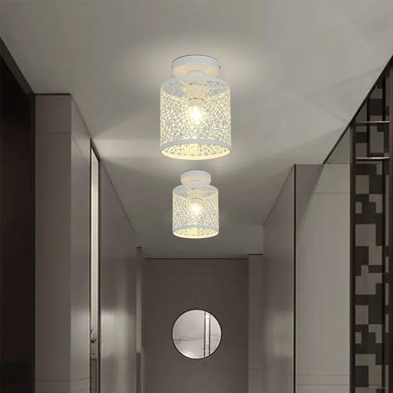 Modern sphere flush mount ceiling lamp