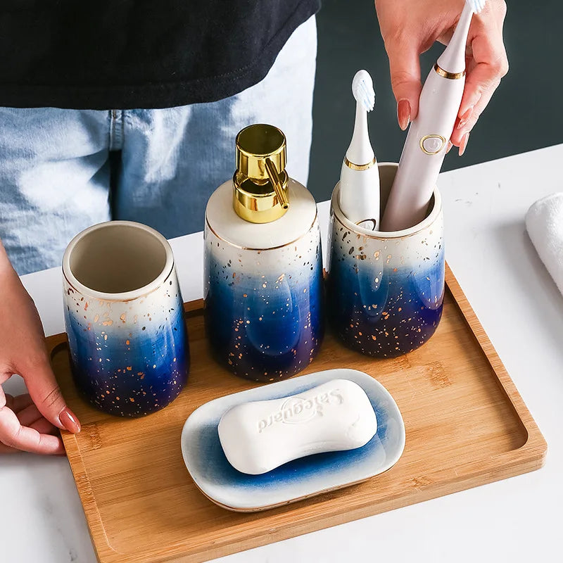 LuxKeram Bathroom Set made of Ceramic