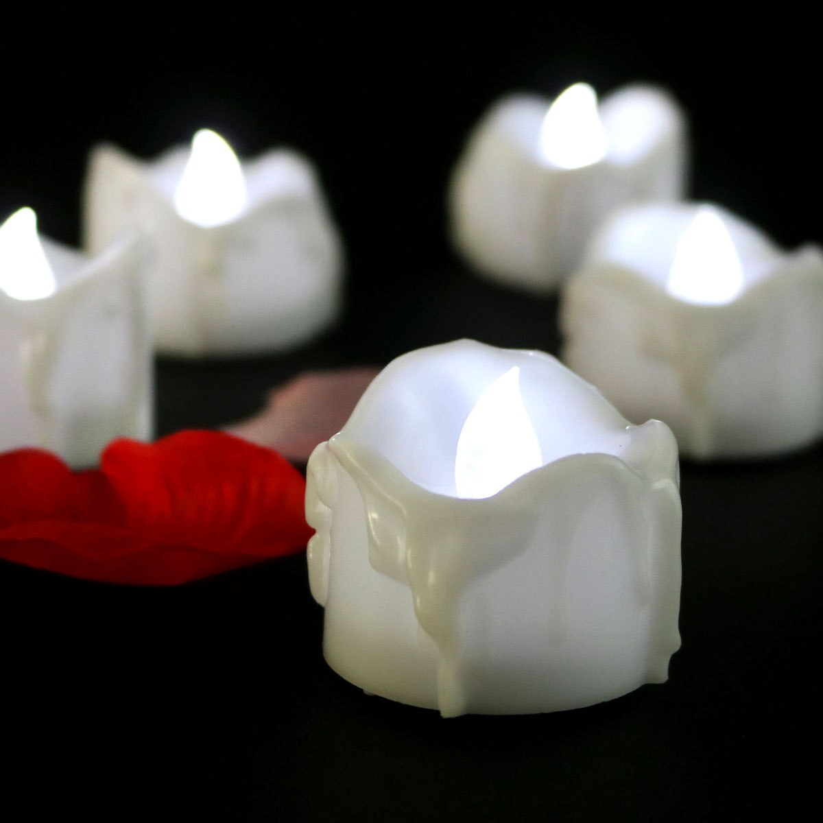 GlowEase LED Tea Lights with Remote Control