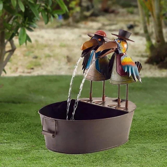 Animal Figures | Enchanting Outdoor Waterfall Fountain