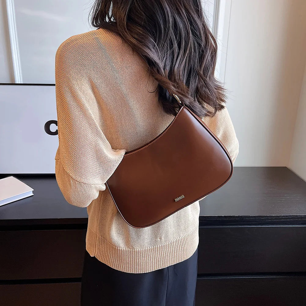 Michelle - Textured Leather Crossbody Bag