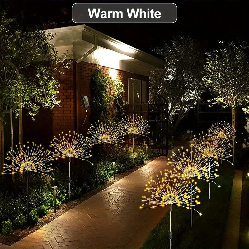 LED Solar Firework Light