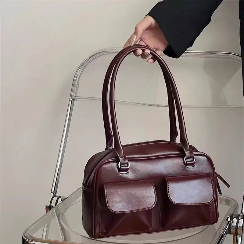 Vintage Elegant Women's Business Shoulder Bag