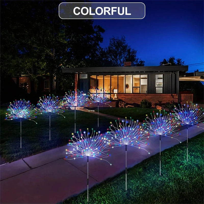 LED Solar Firework Light