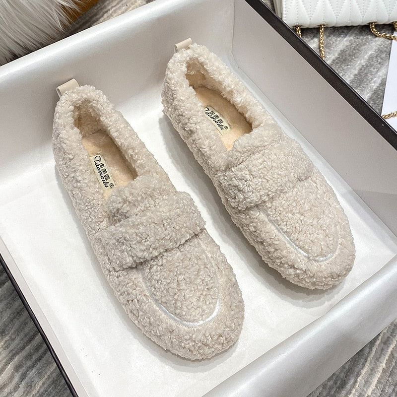 ComfortCozy Relaxed Warm Half Shoes