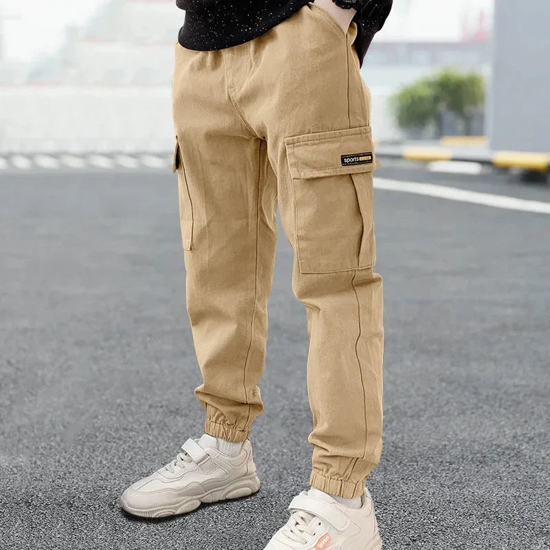 Ron - relaxed fit long pants for kids