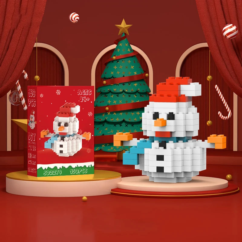 Christmas Theme Building Blocks