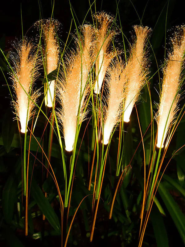 Solar Reeds Elegant Garden Lamp