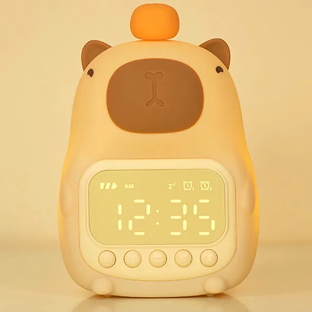 CapyAlarm – legendary capybara-shaped alarm clock with sweet functionality