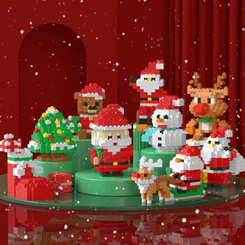 Christmas Theme Building Blocks