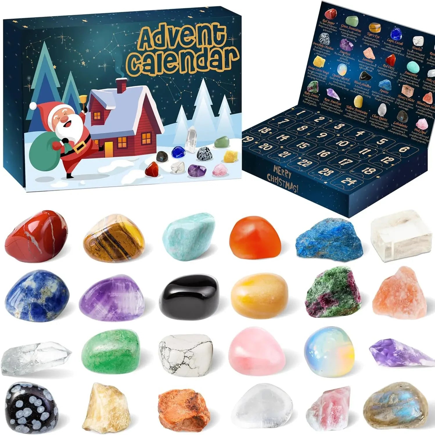 Ava Crystal Advent Gemstone Calendar