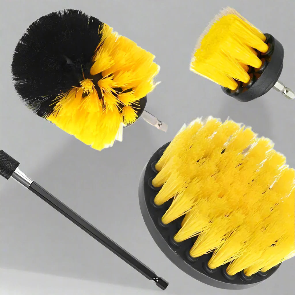 CleanForce - Set with 3 electric scrubbing brushes