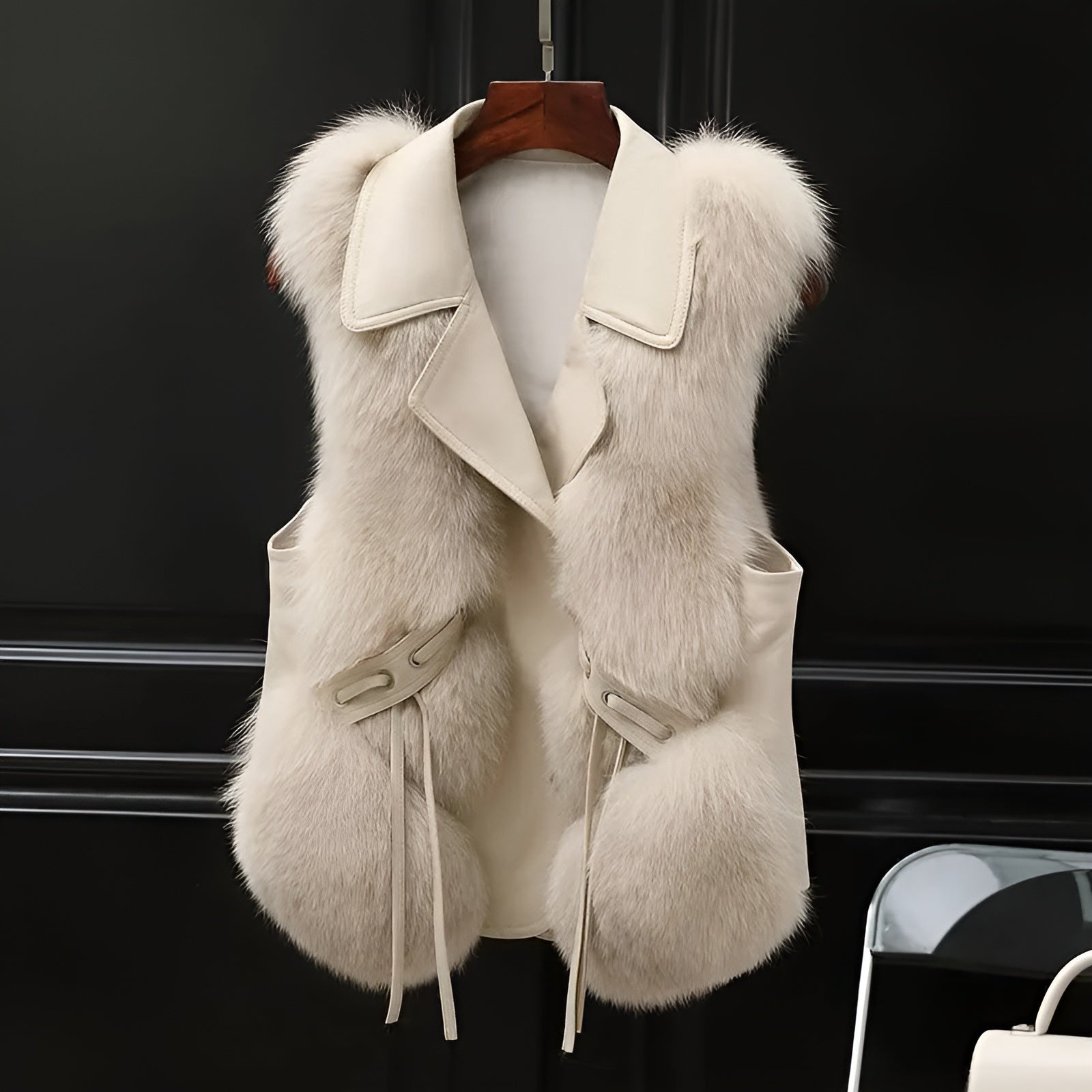 Mila - Cozy Faux Fur Vest Coat