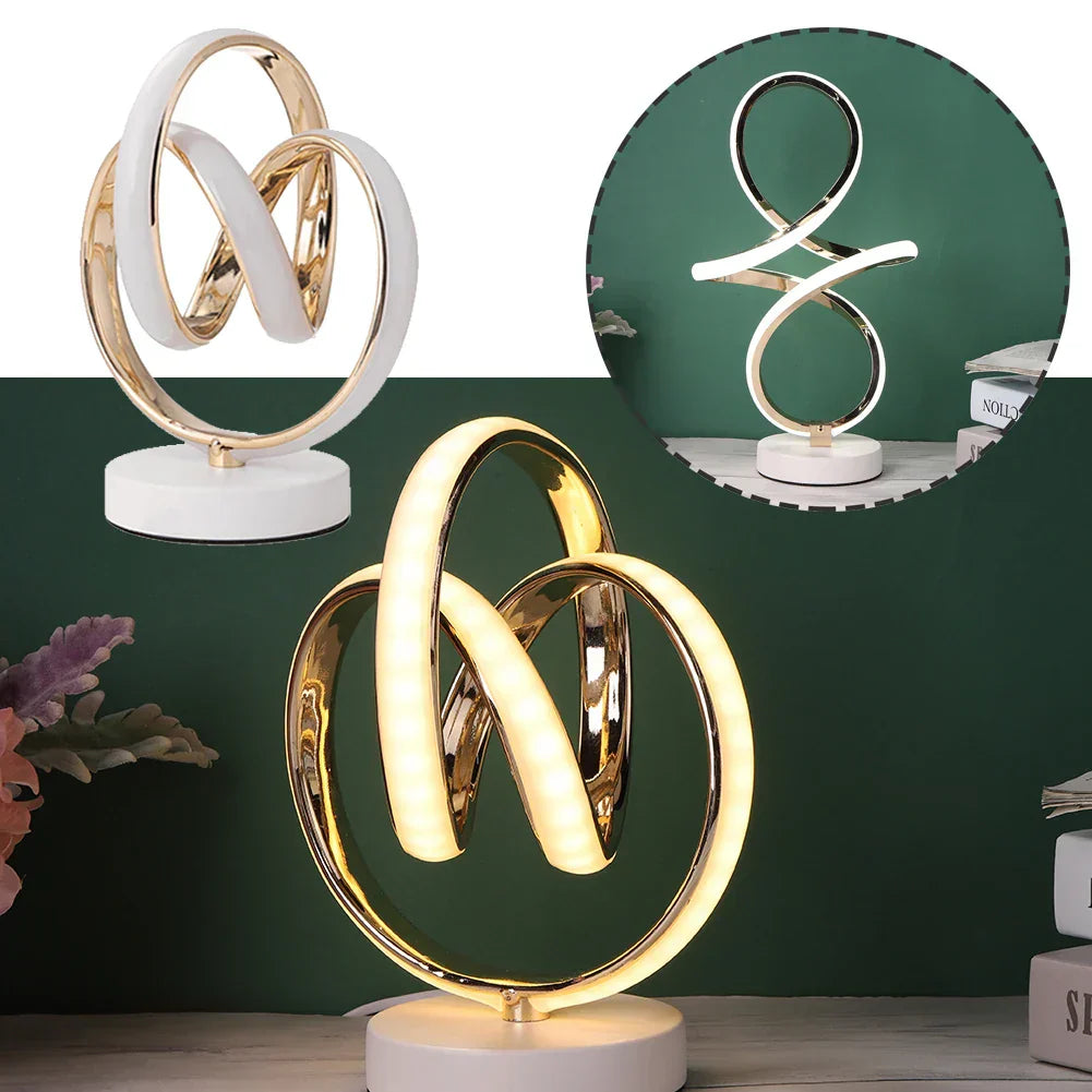 ArcGlow – Buet Minimalist LED Table Lamp with Sleek Arc for Modern Spaces