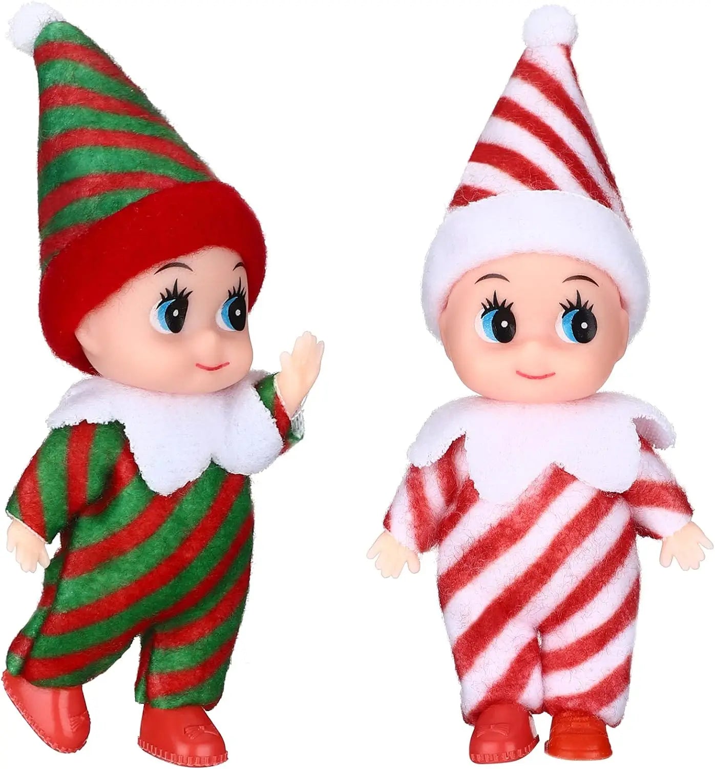 Miniature Elf Doll Twins