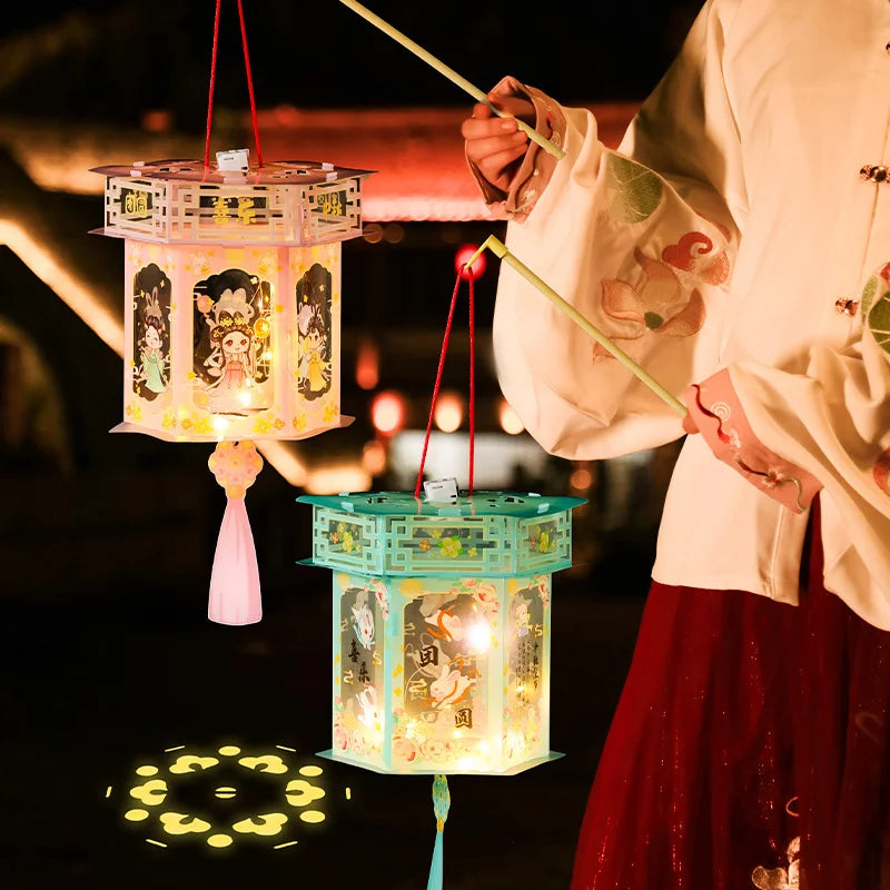 HarmoniGlow - Handmade Lantern for Traditional Festival Lighting