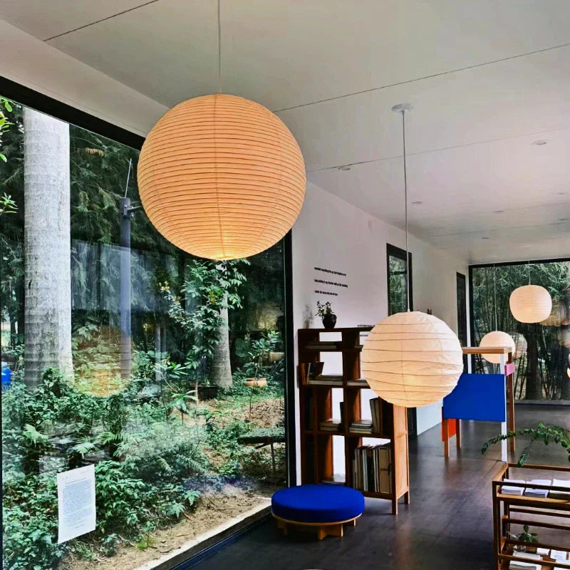 LunaBloom - Folded Rice Paper Pendant Light