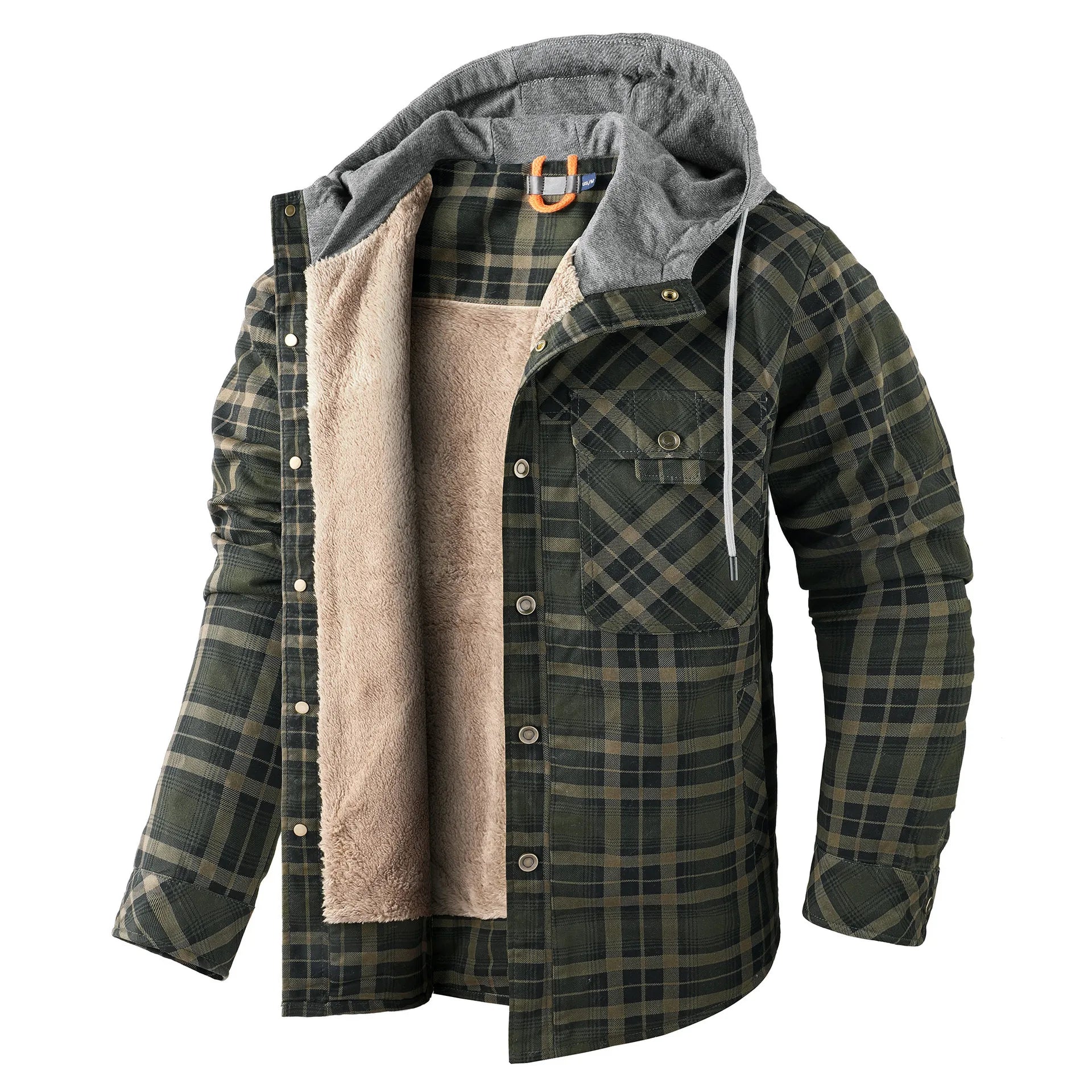 Zyrus Premium Plaid Jacket with Hood