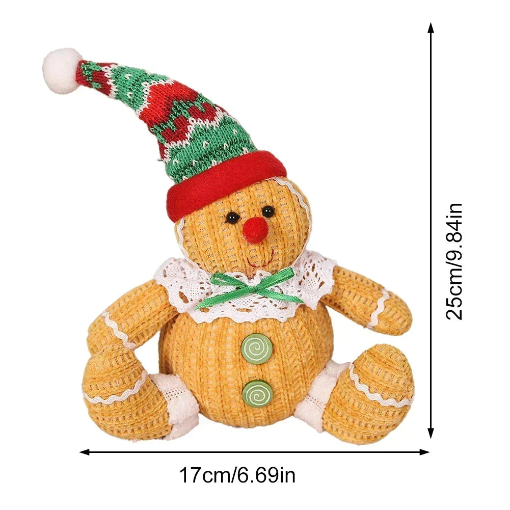 Gingerbread Doll Plush Ornament