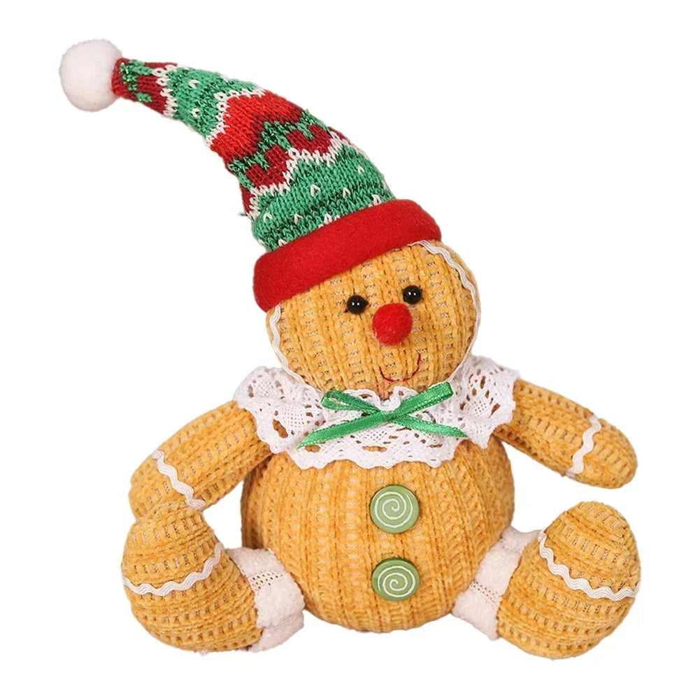 Gingerbread Doll Plush Ornament