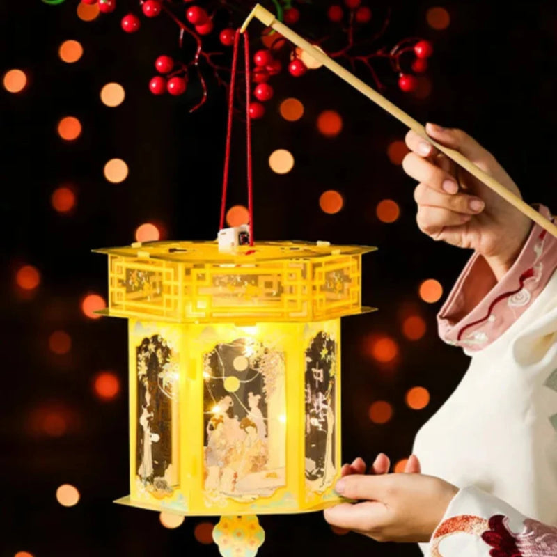 HarmoniGlow - Handmade Lantern for Traditional Festival Lighting