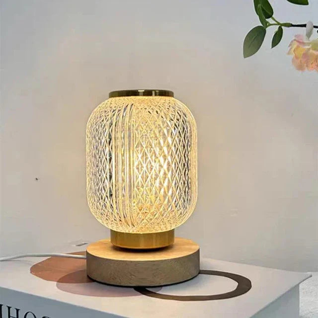 LuxeGlow - Elegant Crystal Touch control  Tablelamp