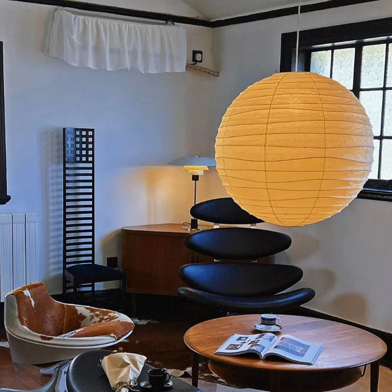 LunaBloom - Folded Rice Paper Pendant Light