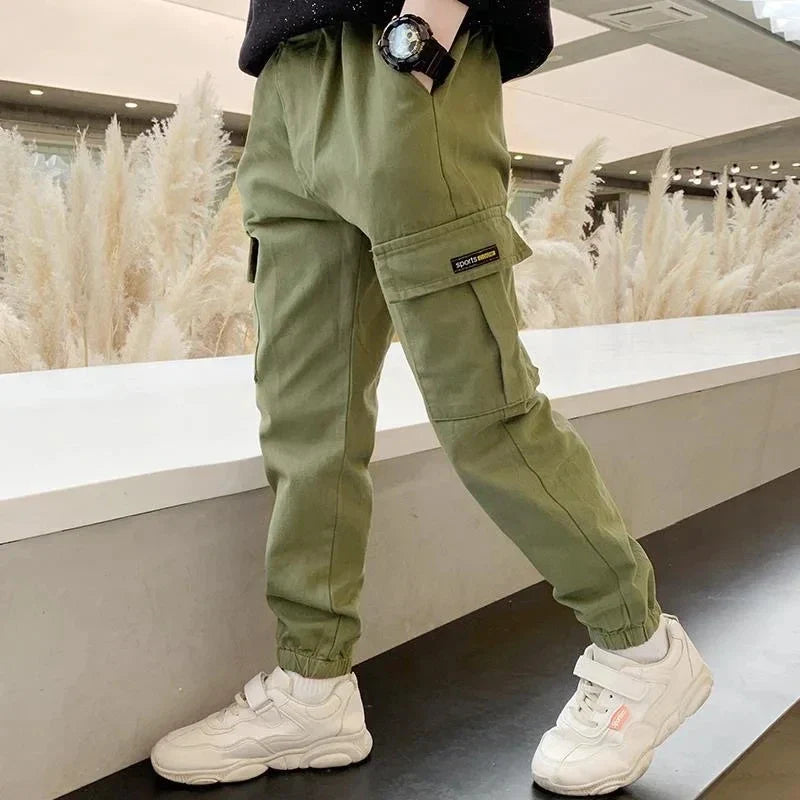 Ron - relaxed fit long pants for kids