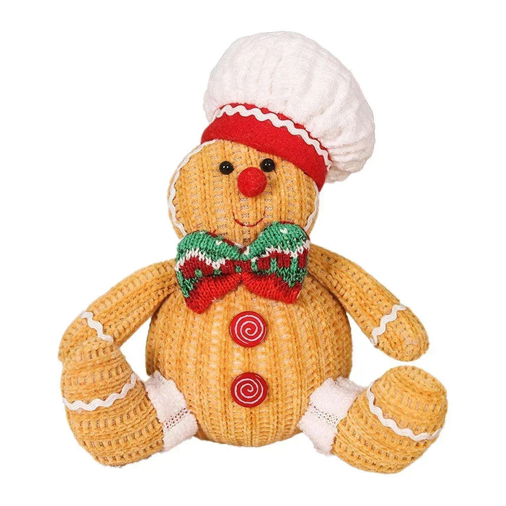 Gingerbread Doll Plush Ornament