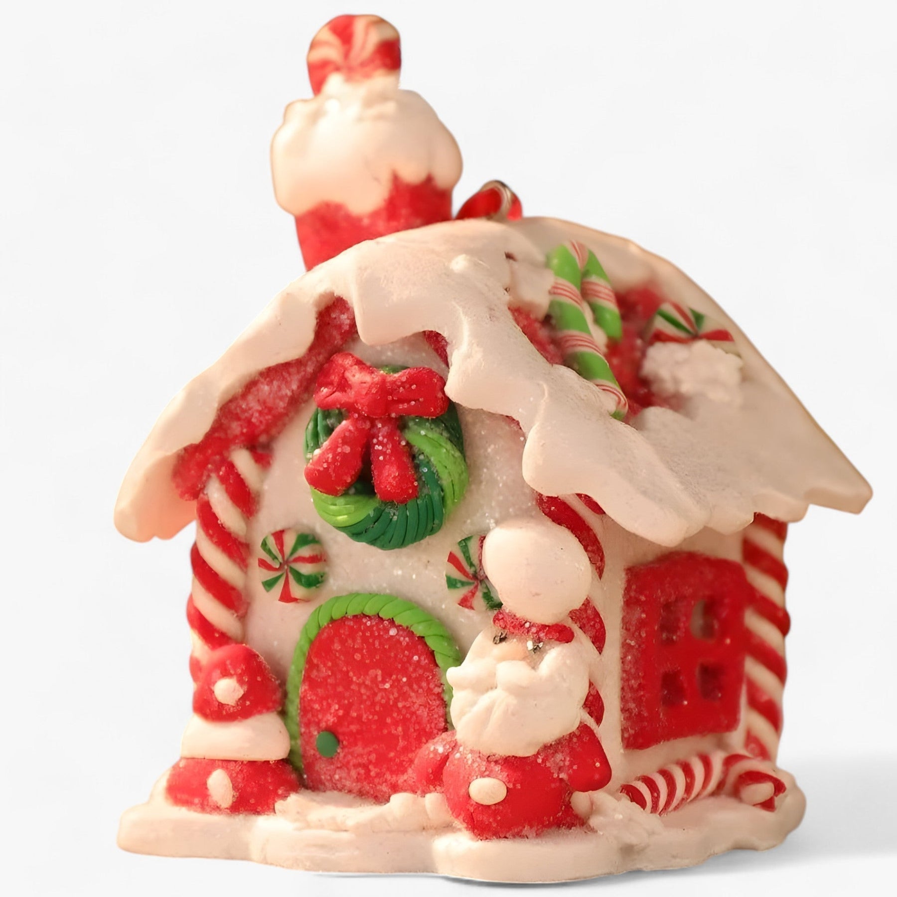 Christmas Soft Ceramic Hanging Village Decoration