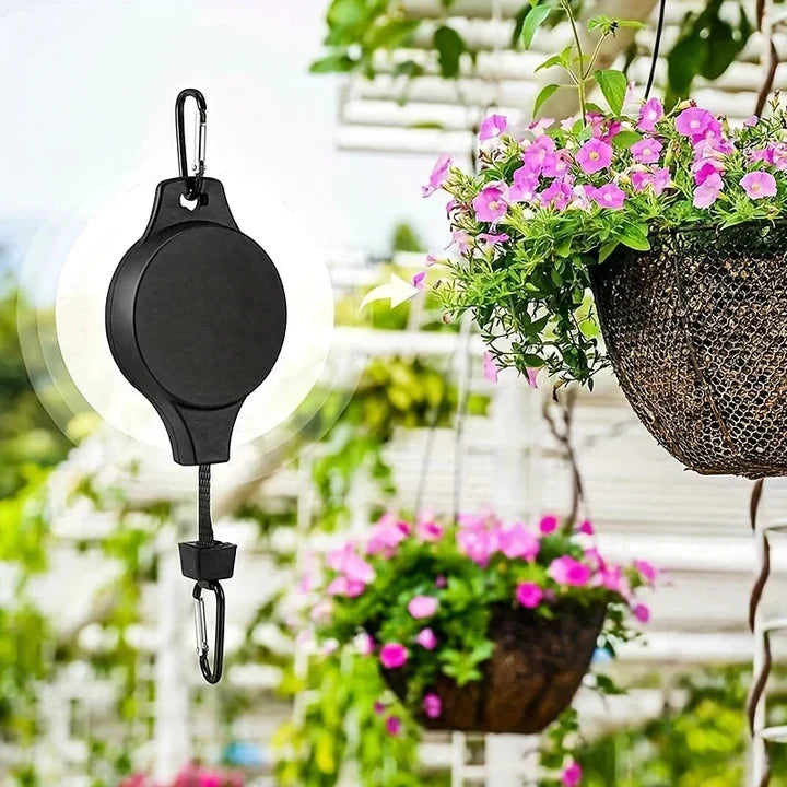 PlantLift - Adjustable Hanging Hooks for Plants and Baskets