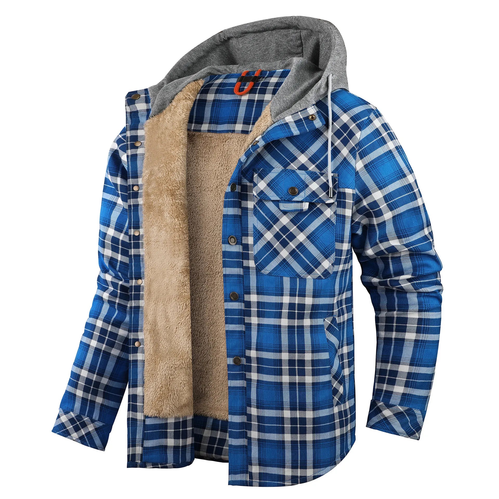 Zyrus Premium Plaid Jacket with Hood