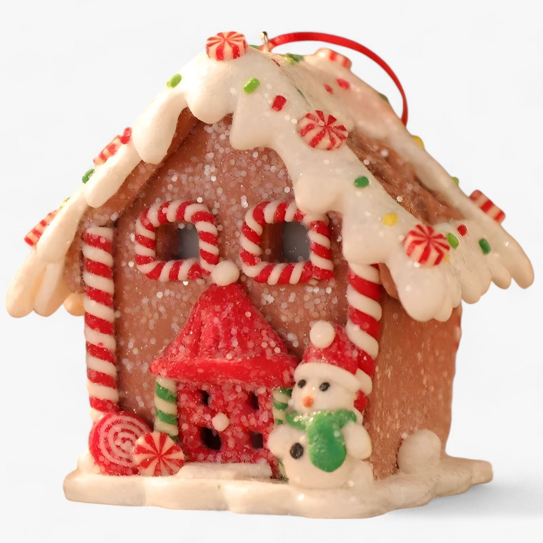 Hanging Christmas Gingerbread House