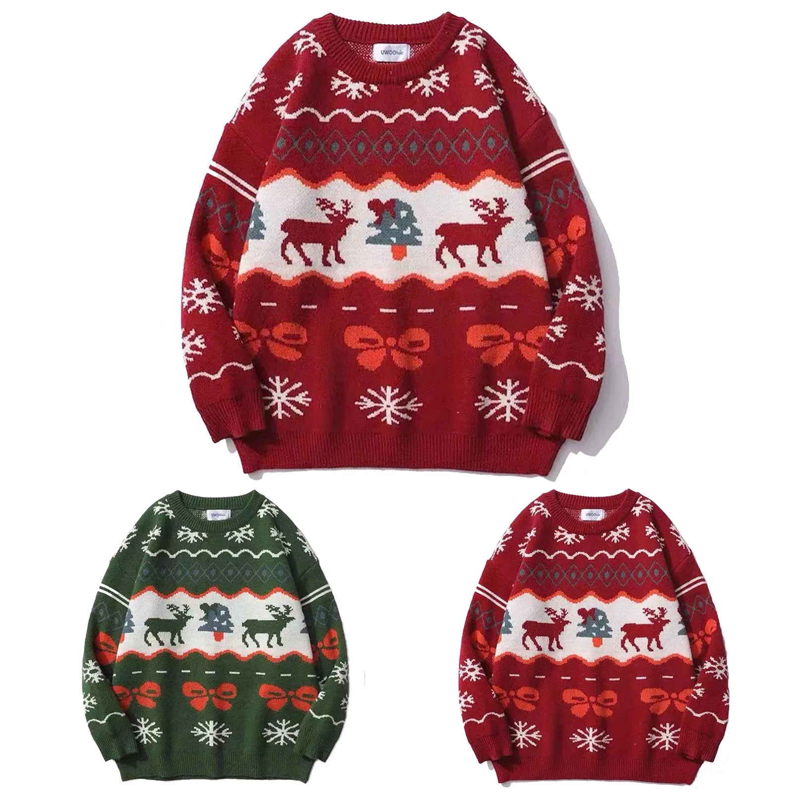 Leila - Christmas Knitted Loose Sweaters