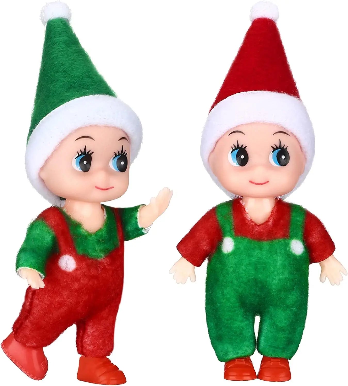 Miniature Elf Doll Twins