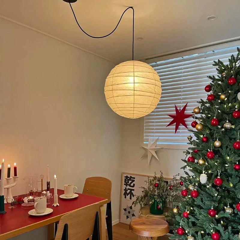 LunaBloom - Folded Rice Paper Pendant Light