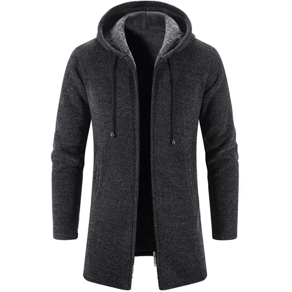 Anders - Men's Hoodie Cardigan with Zipper