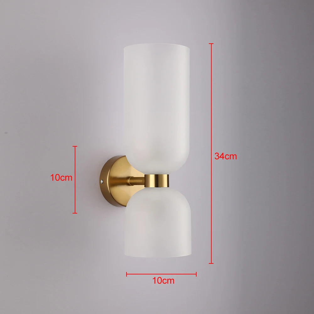 GlowGlass - Elegant Adjustable Lighting Glass Wall Light