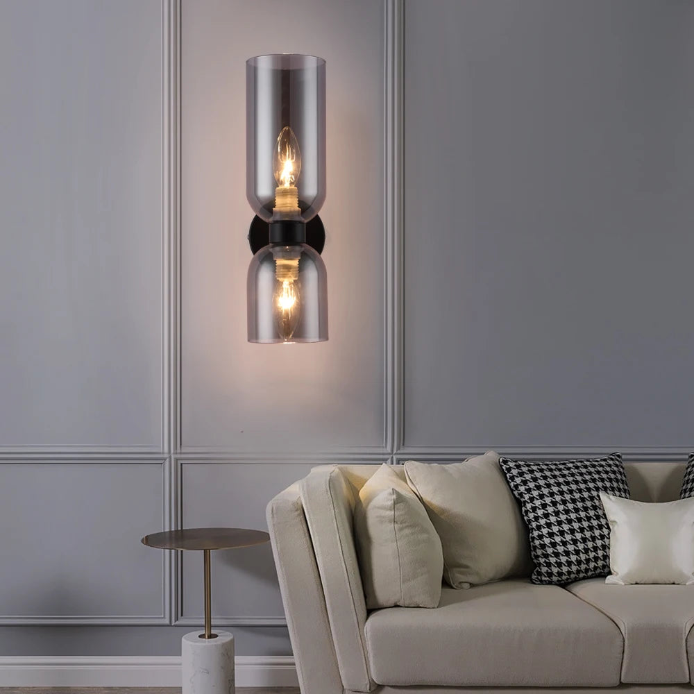 GlowGlass - Elegant Adjustable Lighting Glass Wall Light