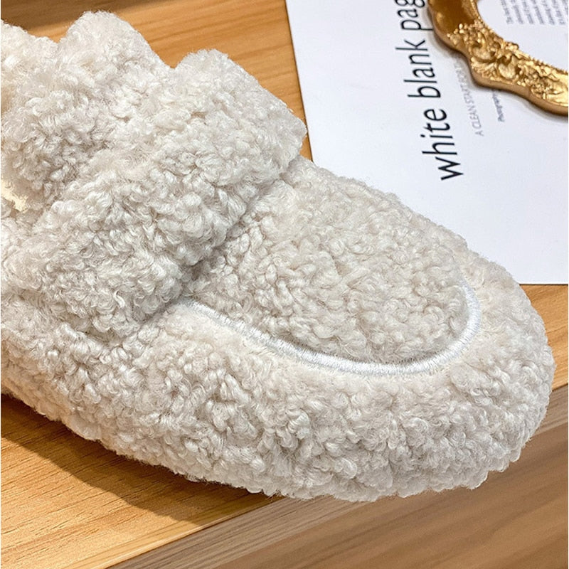 ComfortCozy Relaxed Warm Half Shoes