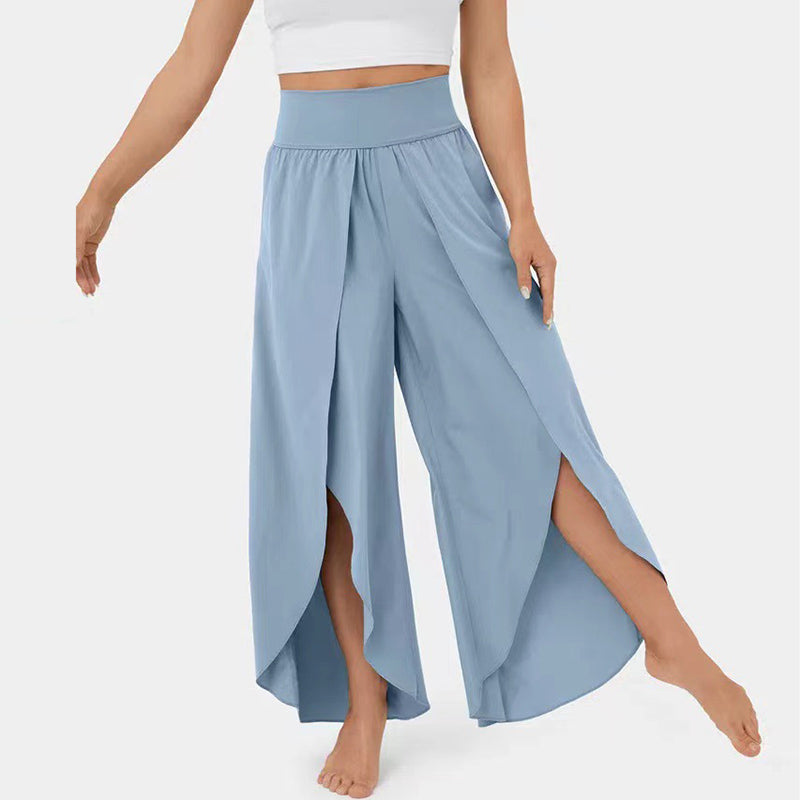 Ellie | High Waisted Flowy Trousers for Women