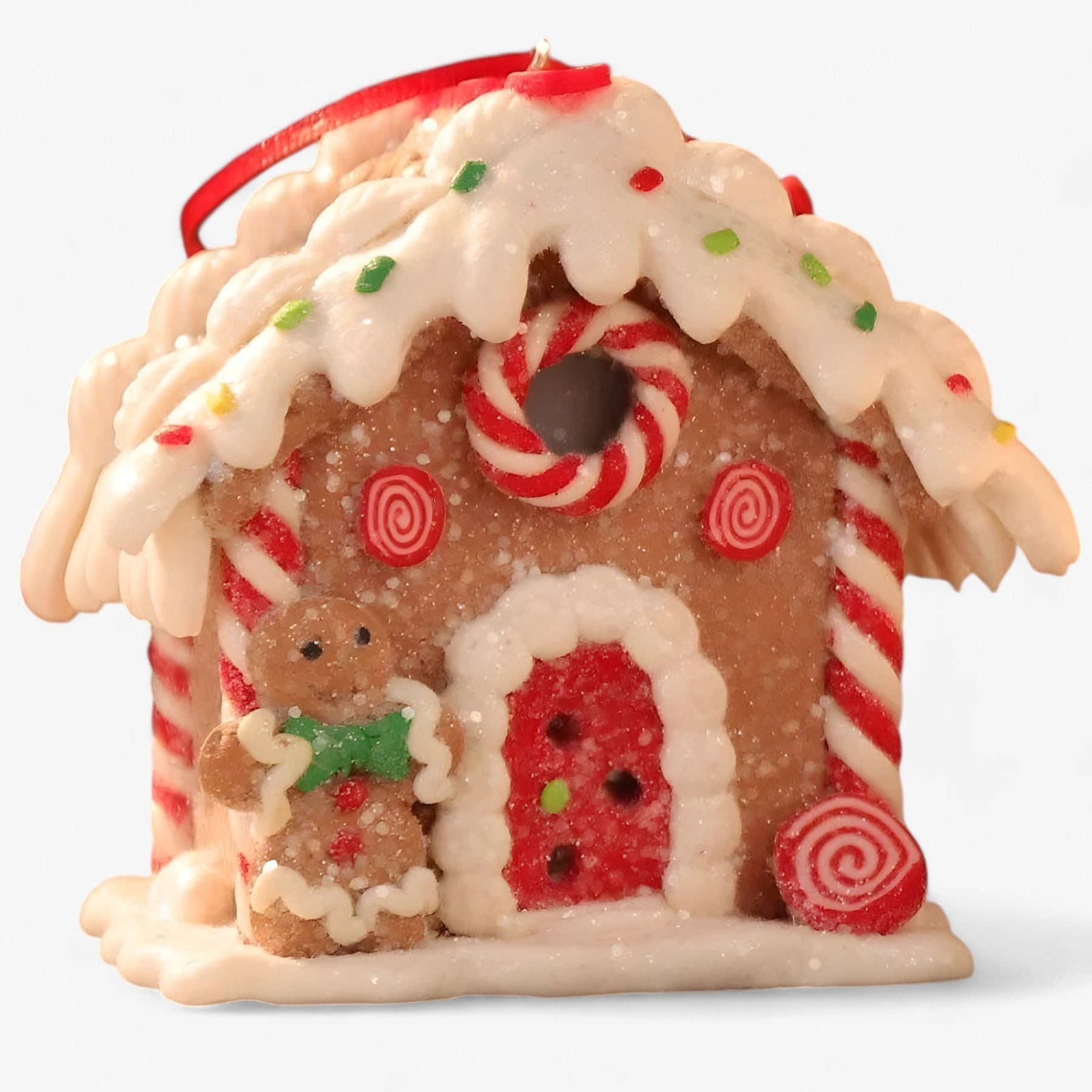 Hanging Christmas Gingerbread House