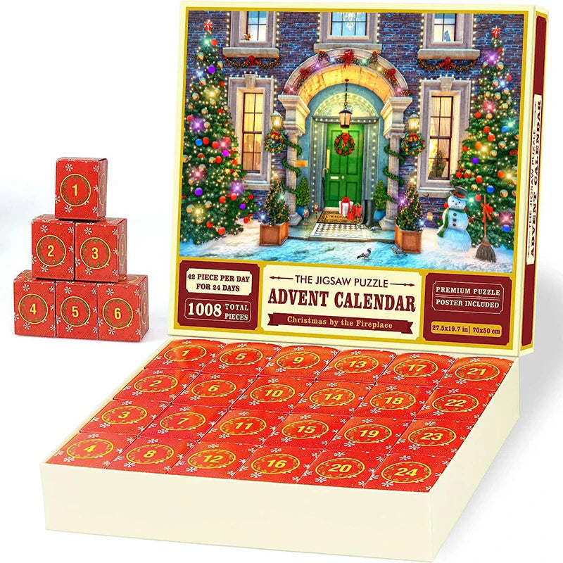 Christmas Puzzle Advent Calendar - 24 Days of Countdown Fun