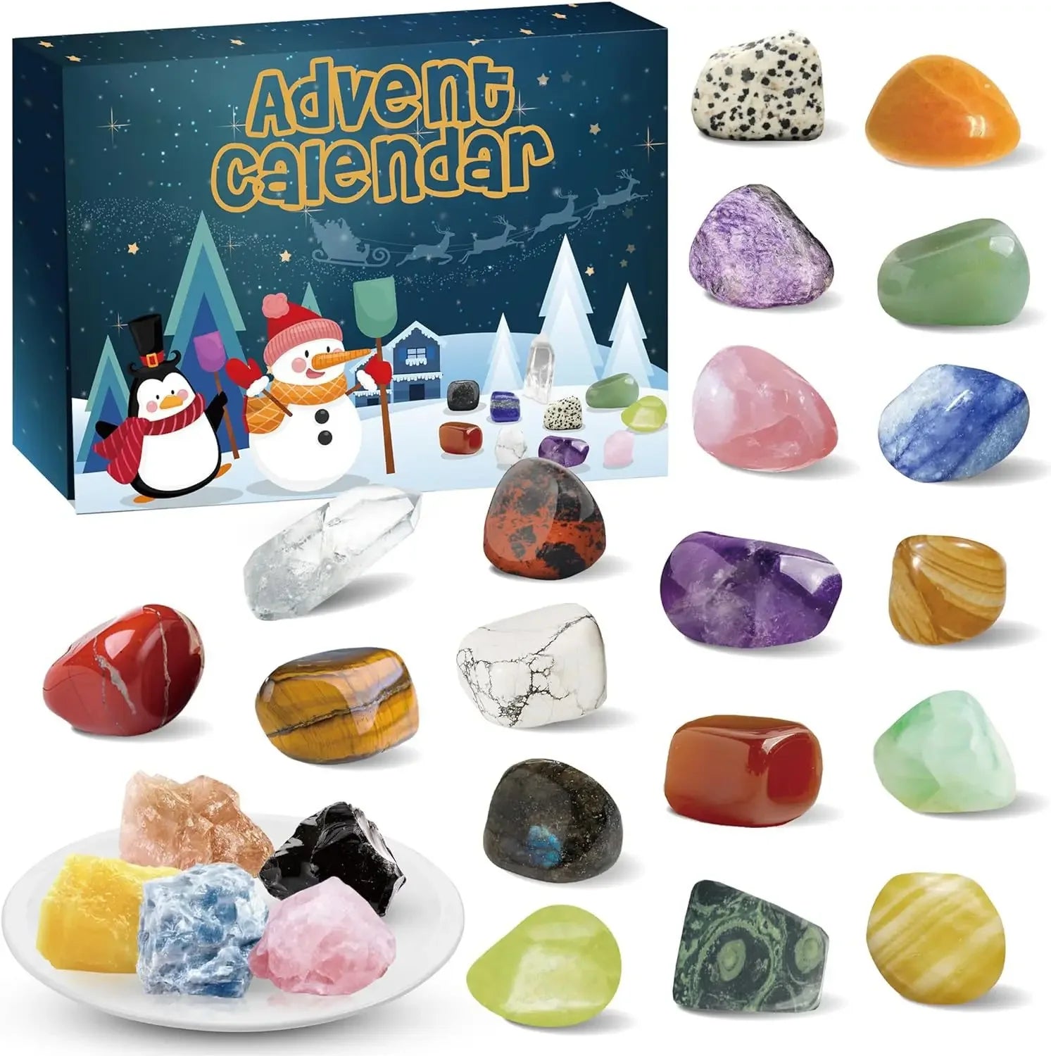 Ava Crystal Advent Gemstone Calendar