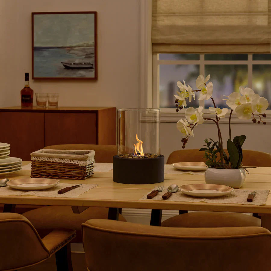 AuraFlame - Modern Portable Table Fireplace
