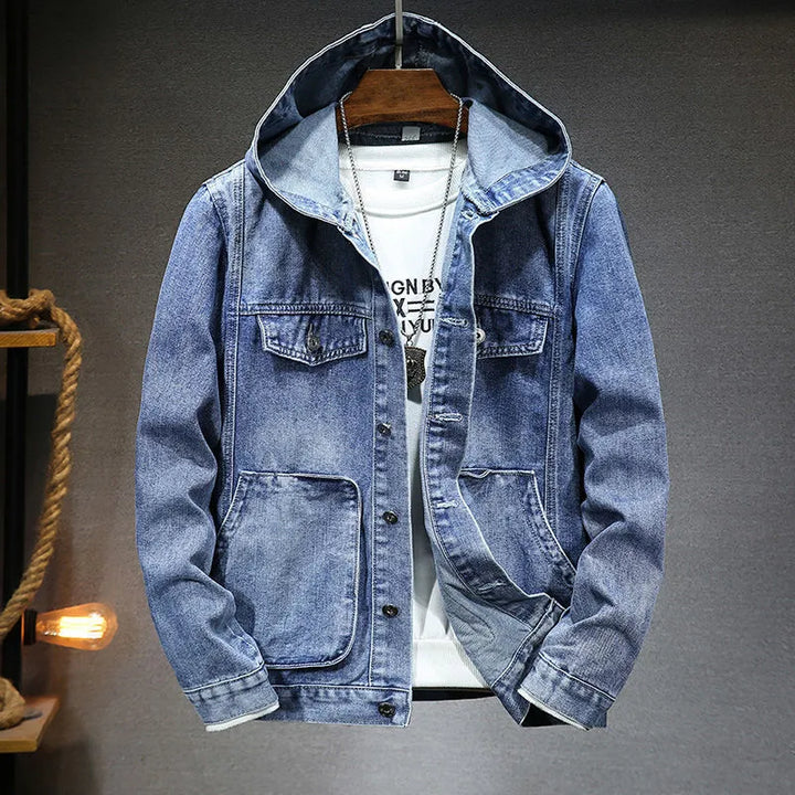 Samson | Hooded Denim Jacket