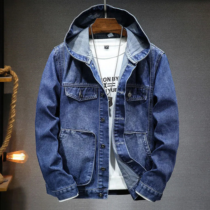 Samson | Hooded Denim Jacket