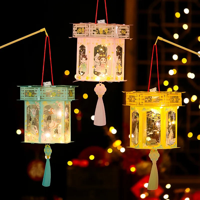 HarmoniGlow - Handmade Lantern for Traditional Festival Lighting