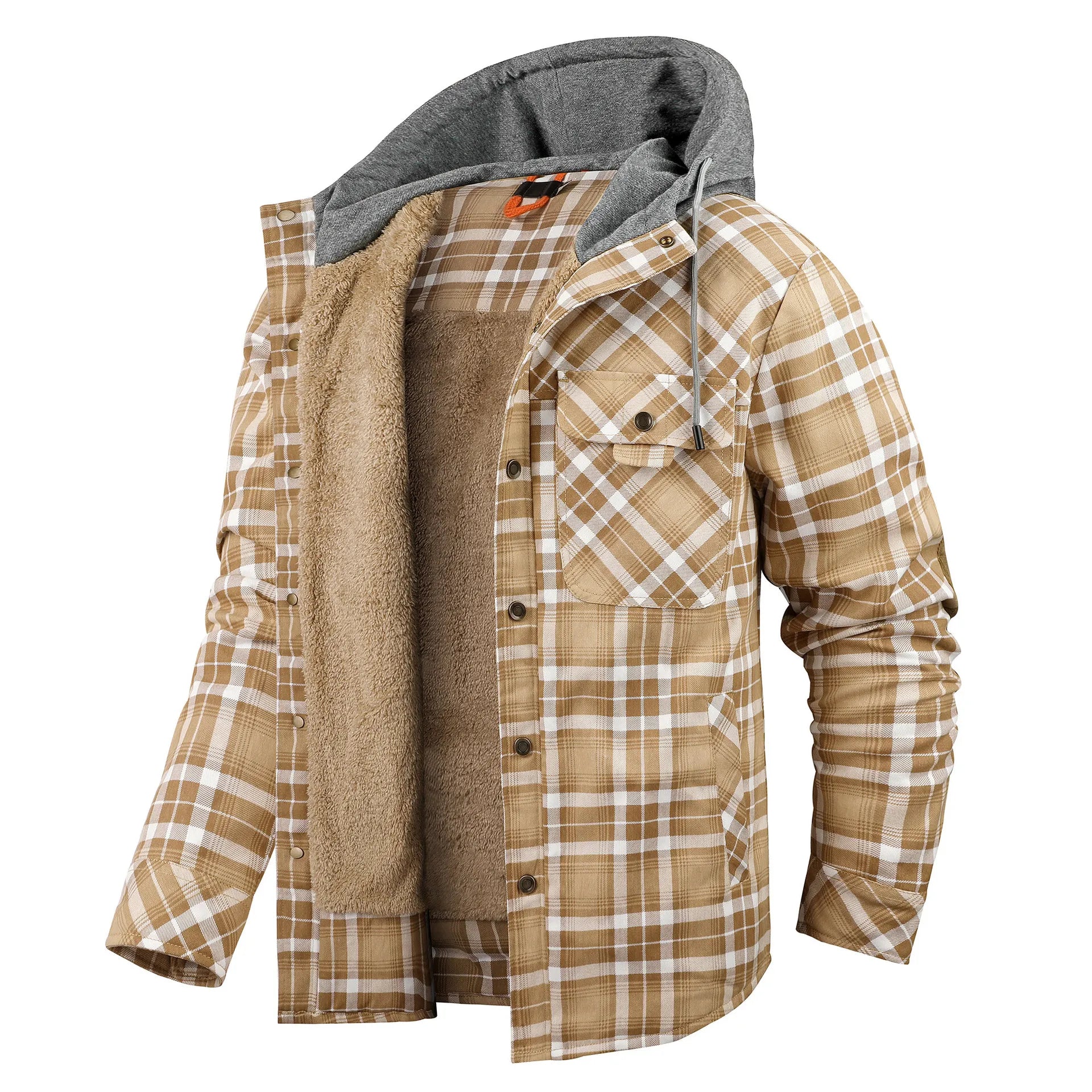 Zyrus Premium Plaid Jacket with Hood